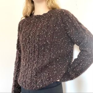 Jessica Soft Brown Sweater Size M